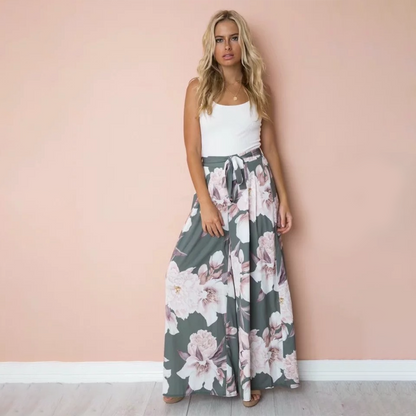 Élodie - Loose-fitting floral pants