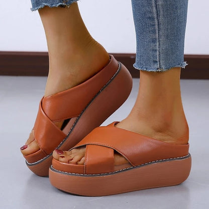 Yoselin - Waterproof platform sandals