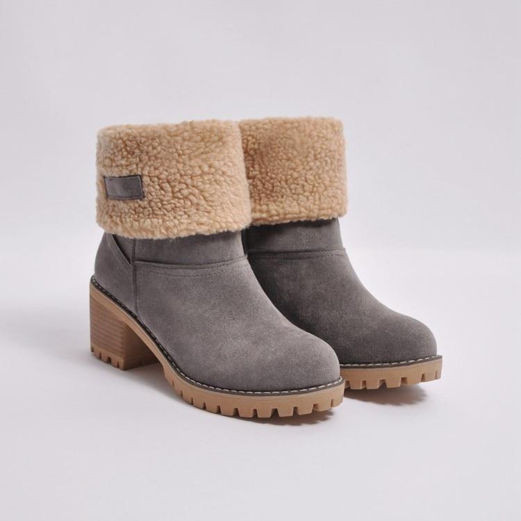 Jasmine | Stylish & warm snow boots with faux fur lining