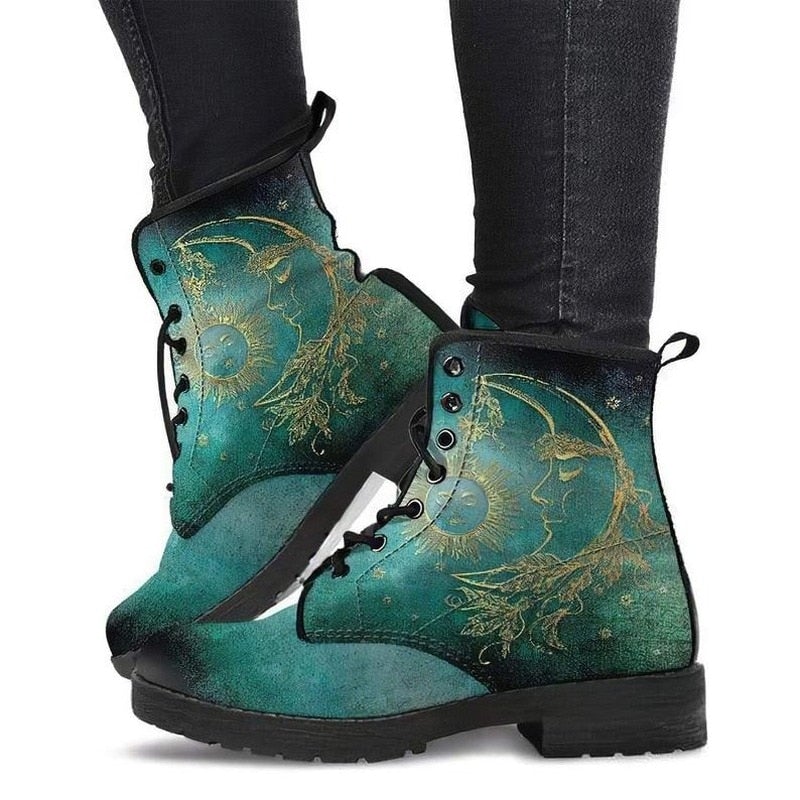 Tatum - Luxury Graphic Boots for Women