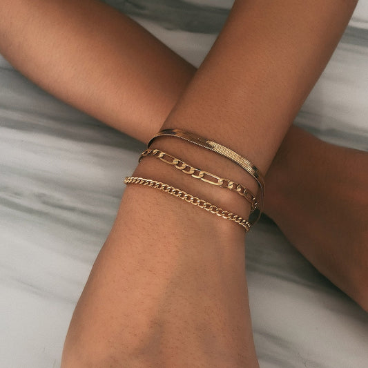 Sweet Arm Candy | Fine 3-piece bracelet set