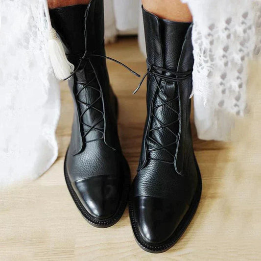 Julia | retro style boots with heel