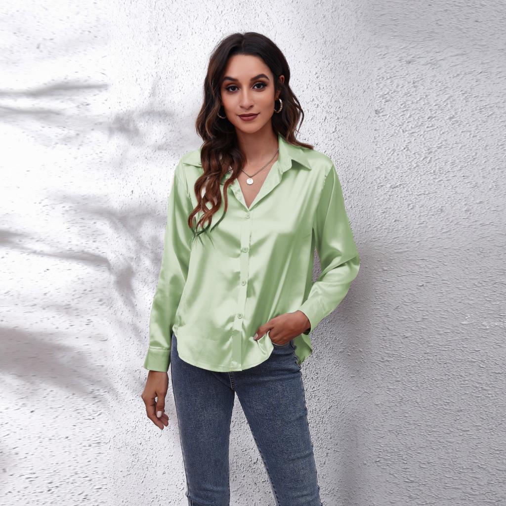 Vardi Dante™ Shila Satin Blouse | A Summery & Airy Ladies Blouse