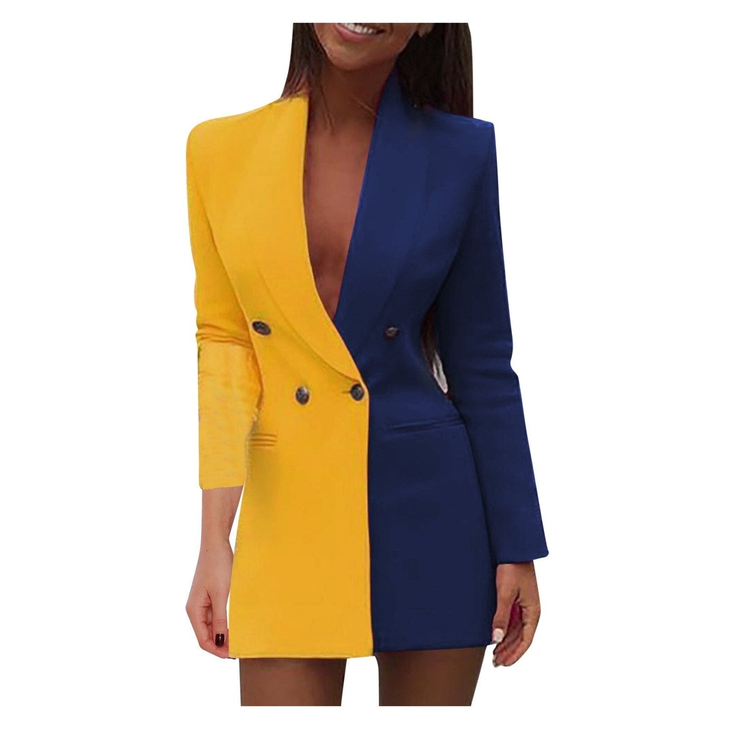 Fleur | Two-tone blazer dress