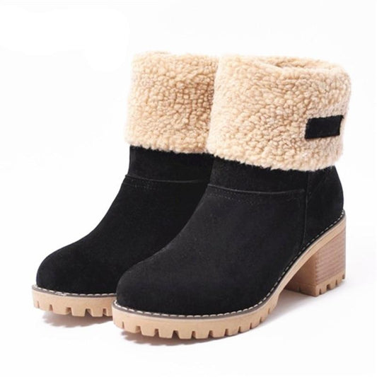 Jasmine | Stylish & warm snow boots with faux fur lining