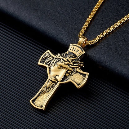 Inri | Cross Pendant with Chain