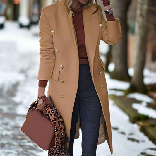 Sophisticated, opulent and classic women's coat