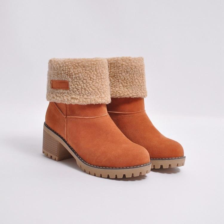 Jasmine | Stylish & warm snow boots with faux fur lining