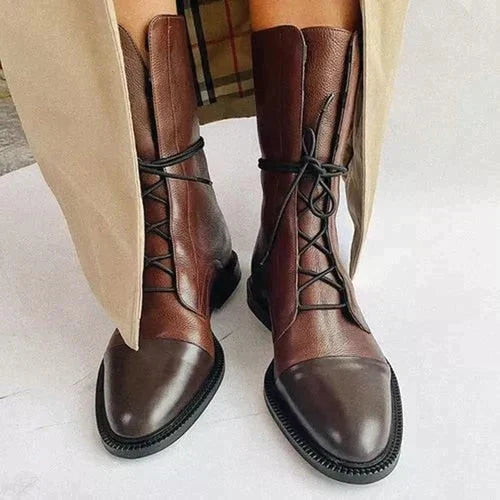 Julia | retro style boots with heel