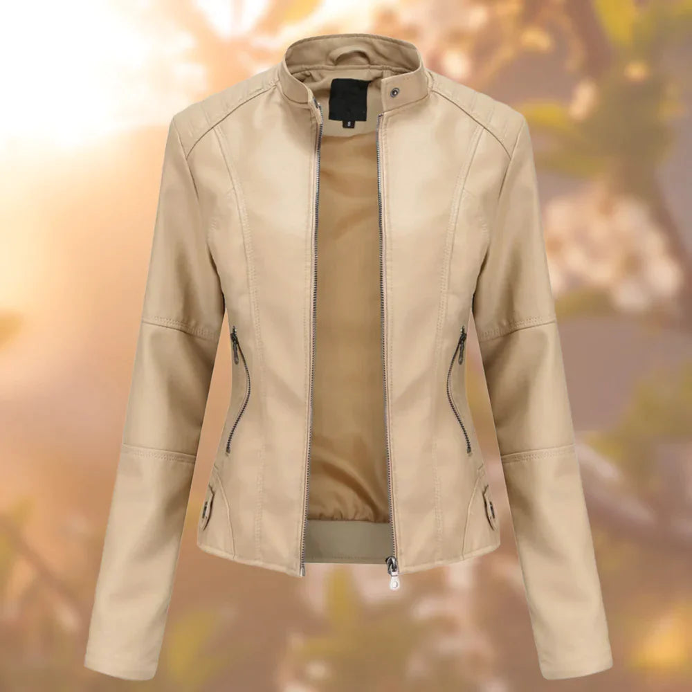 Leather jacket for women - Halle