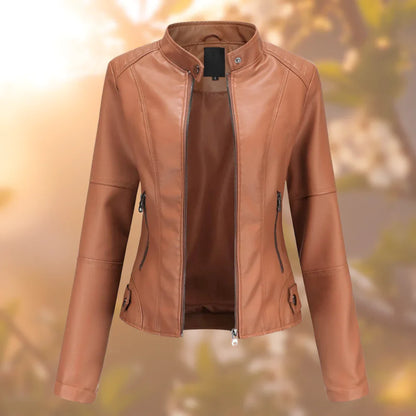 Leather jacket for women - Halle