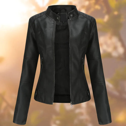 Leather jacket for women - Halle