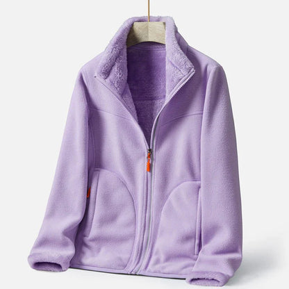 Reversible polar fleece jacket - Harlow