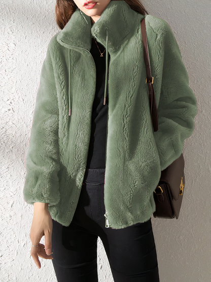 Luxurious plush jacket - Helen