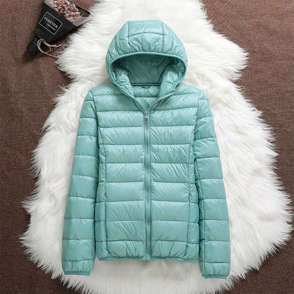 Puffer jacket with hood - Hyda