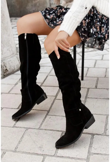 Liliane | Western High Boots