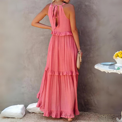 Hanna - Elegant Maxi Dress with Pockets