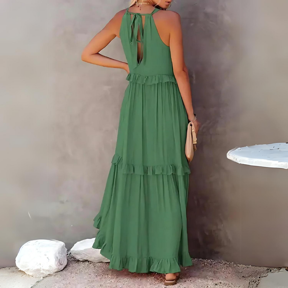 Hanna - Elegant Maxi Dress with Pockets