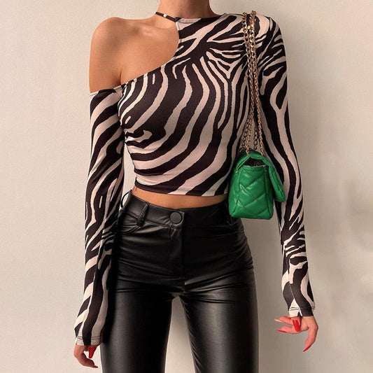 Bijou Zebra Top |This season's print.