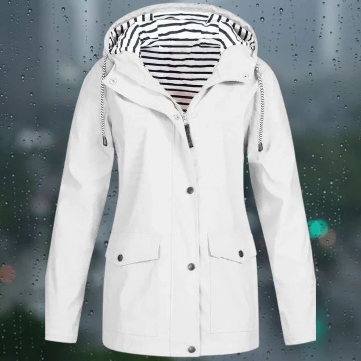 Rainproof windbreaker for women - Hellee