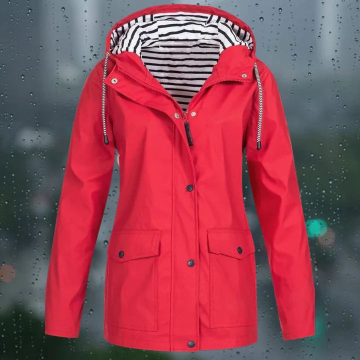 Rainproof windbreaker for women - Hellee