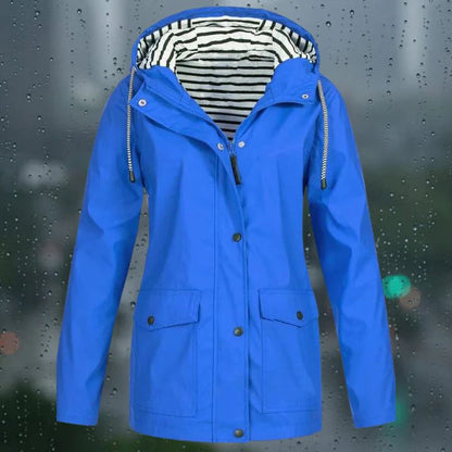 Rainproof windbreaker for women - Hellee