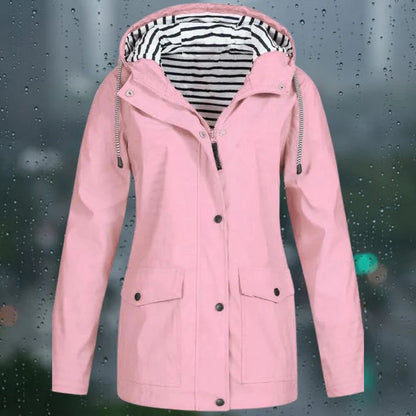 Rainproof windbreaker for women - Hellee