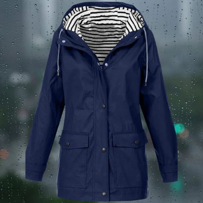 Rainproof windbreaker for women - Hellee