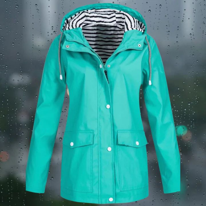 Rainproof windbreaker for women - Hellee