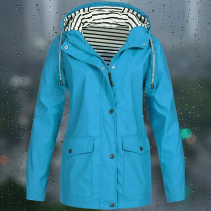 Rainproof windbreaker for women - Hellee