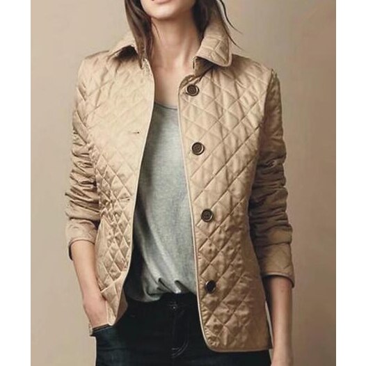 Winter quilted jacket for women