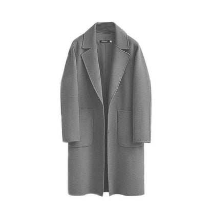 Thick long wool coat - Inge