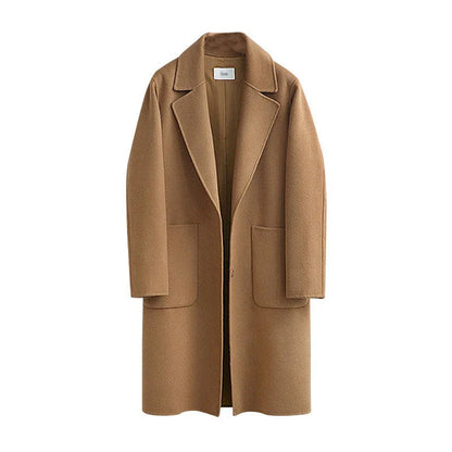 Thick long wool coat - Inge