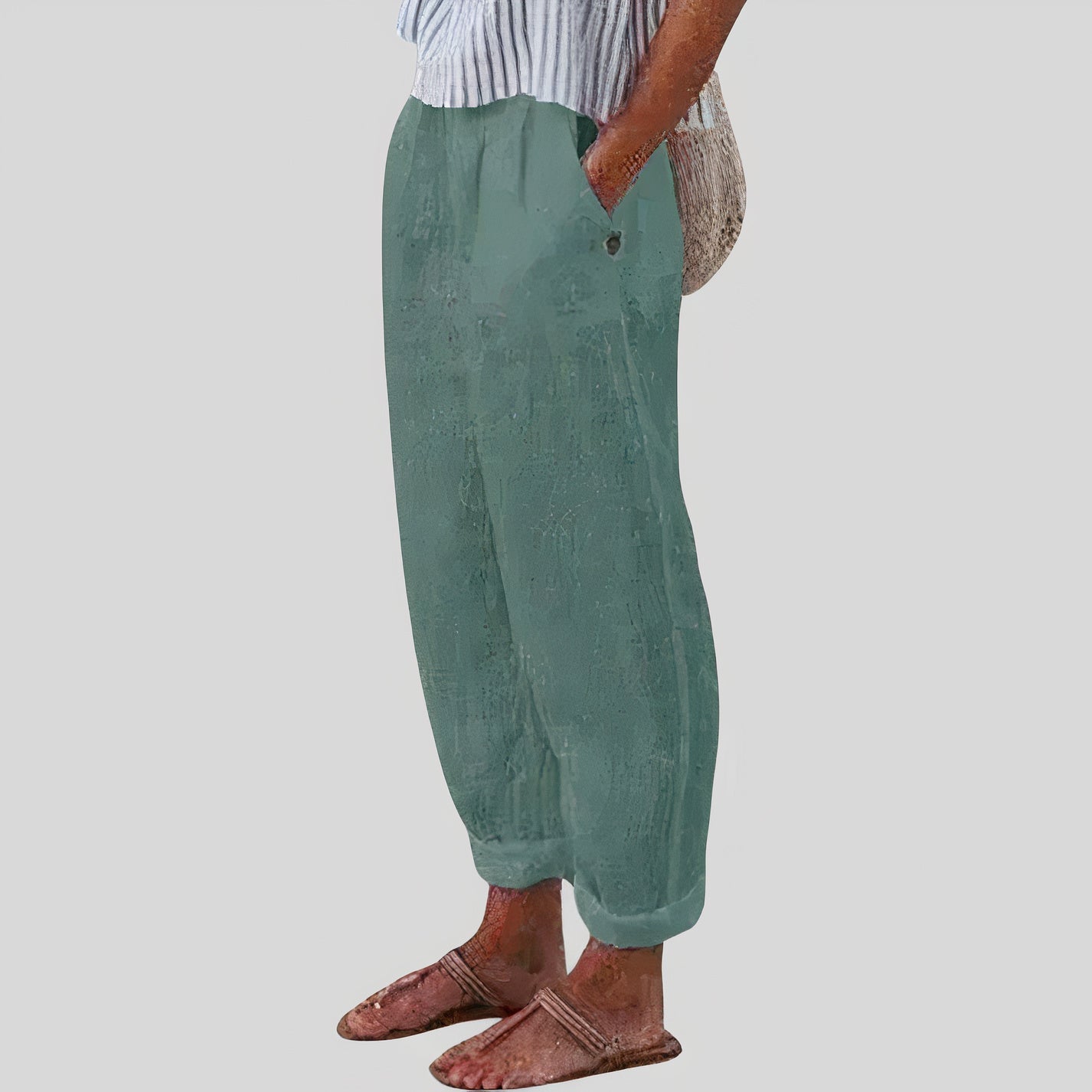 Linen pants for women - Isidora