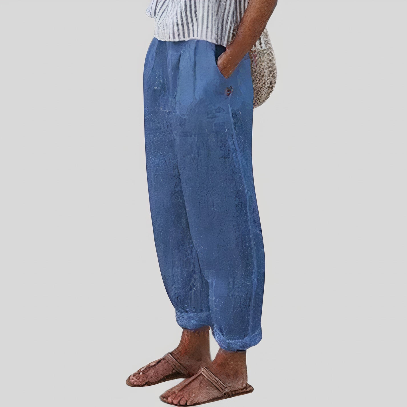 Linen pants for women - Isidora