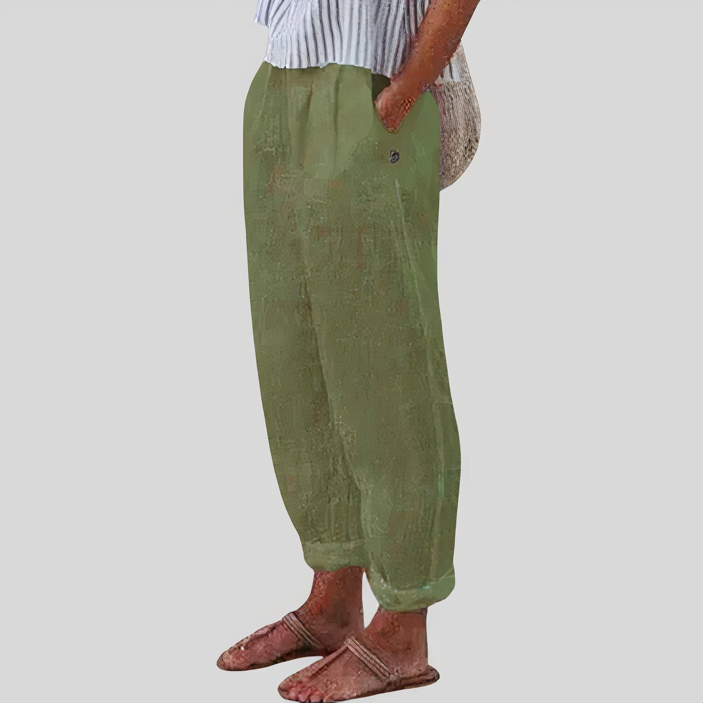 Linen pants for women - Isidora