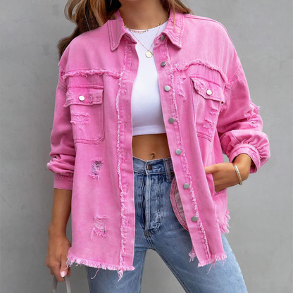 Ripped denim jacket - Ivy