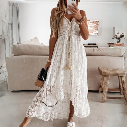 Inez - Spaghetti Lace Dress