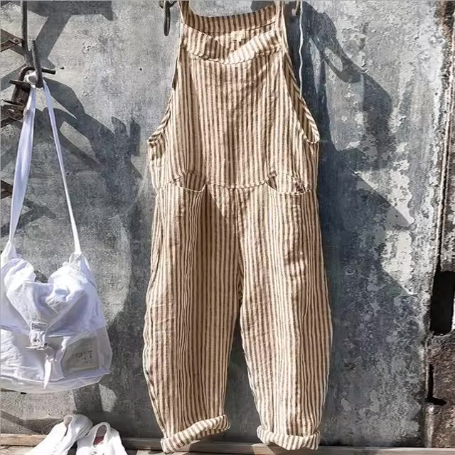 Inka - Striped Elegant Jumpsuit