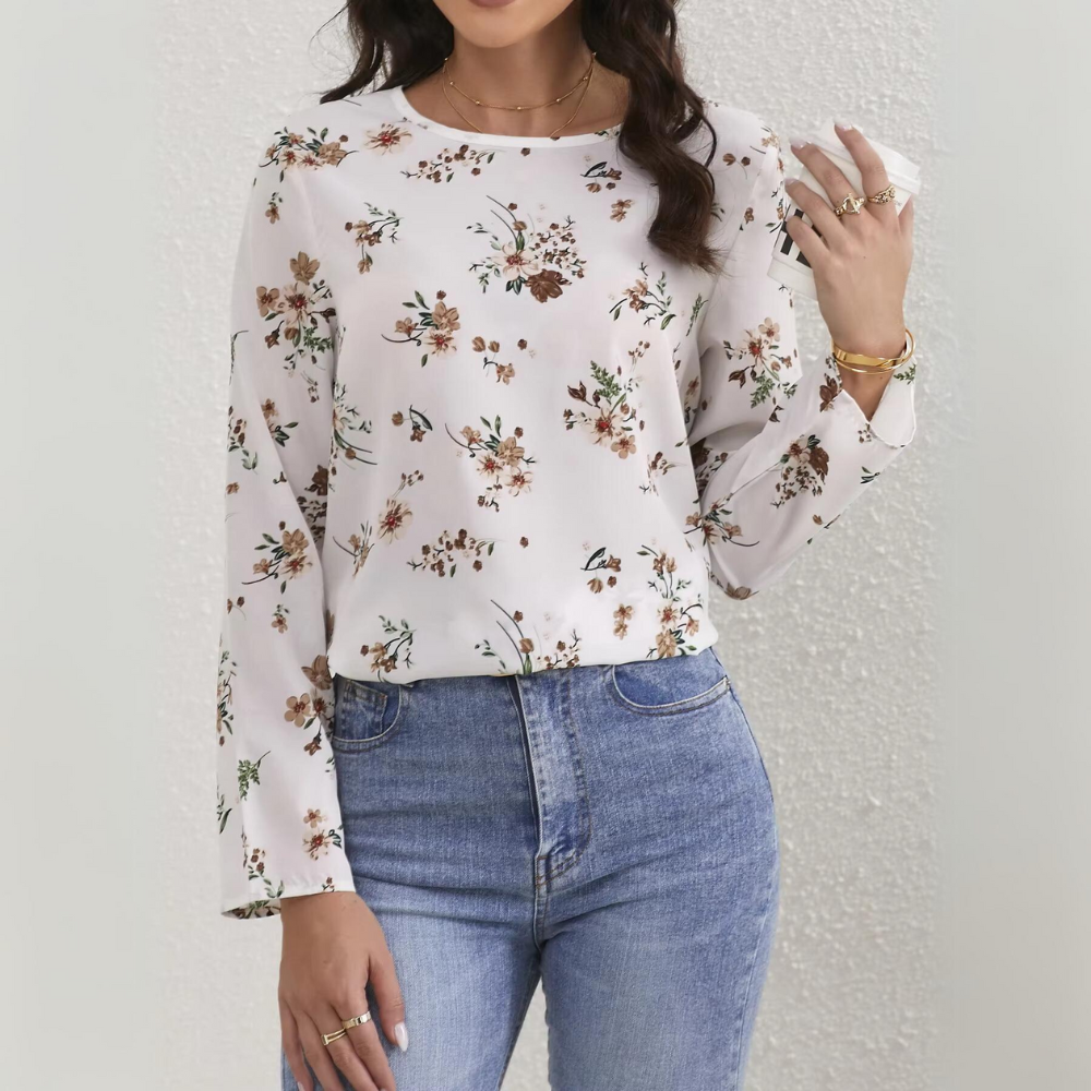 Isolde - Casual Floral Blouse