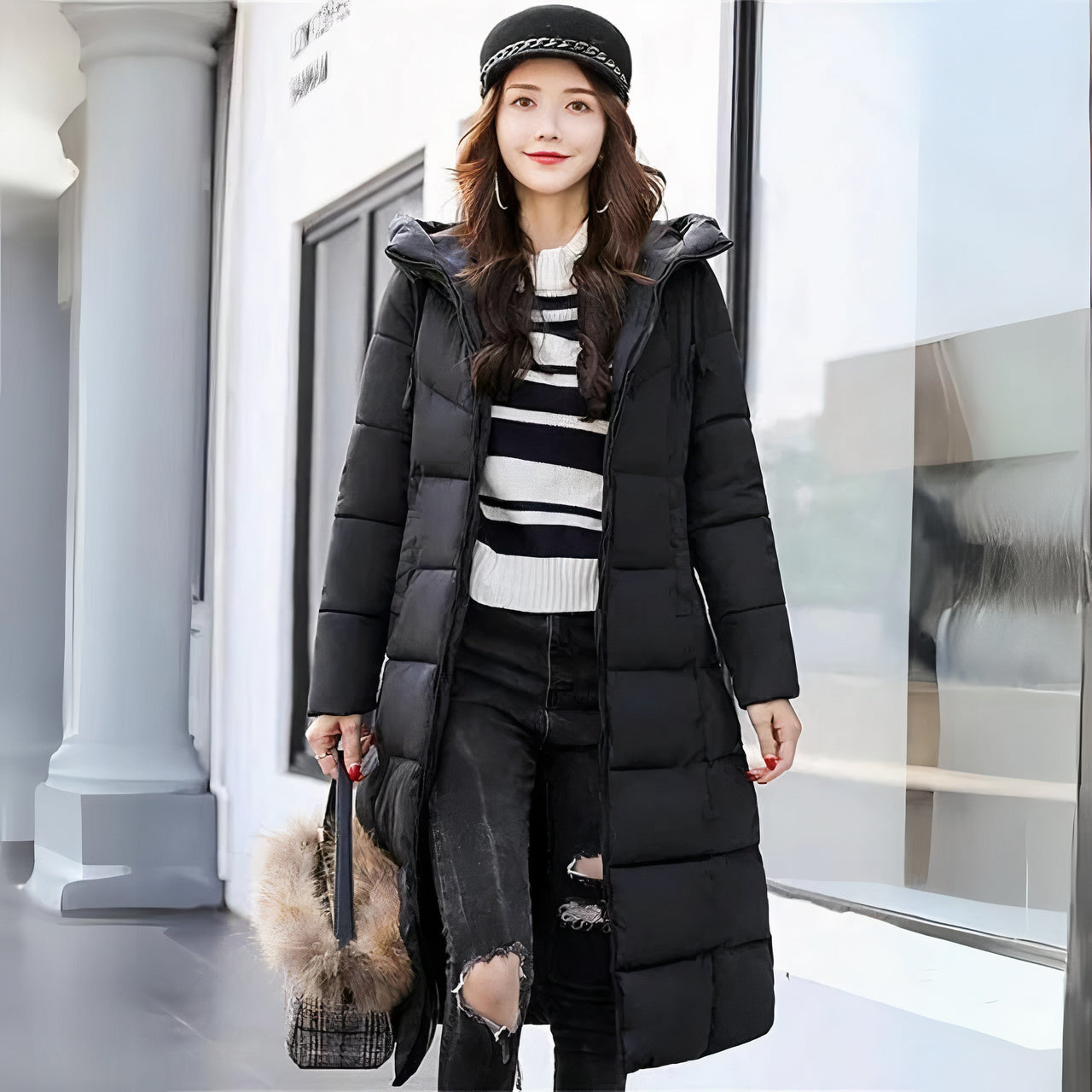 Chic windproof winter jacket - Ivy