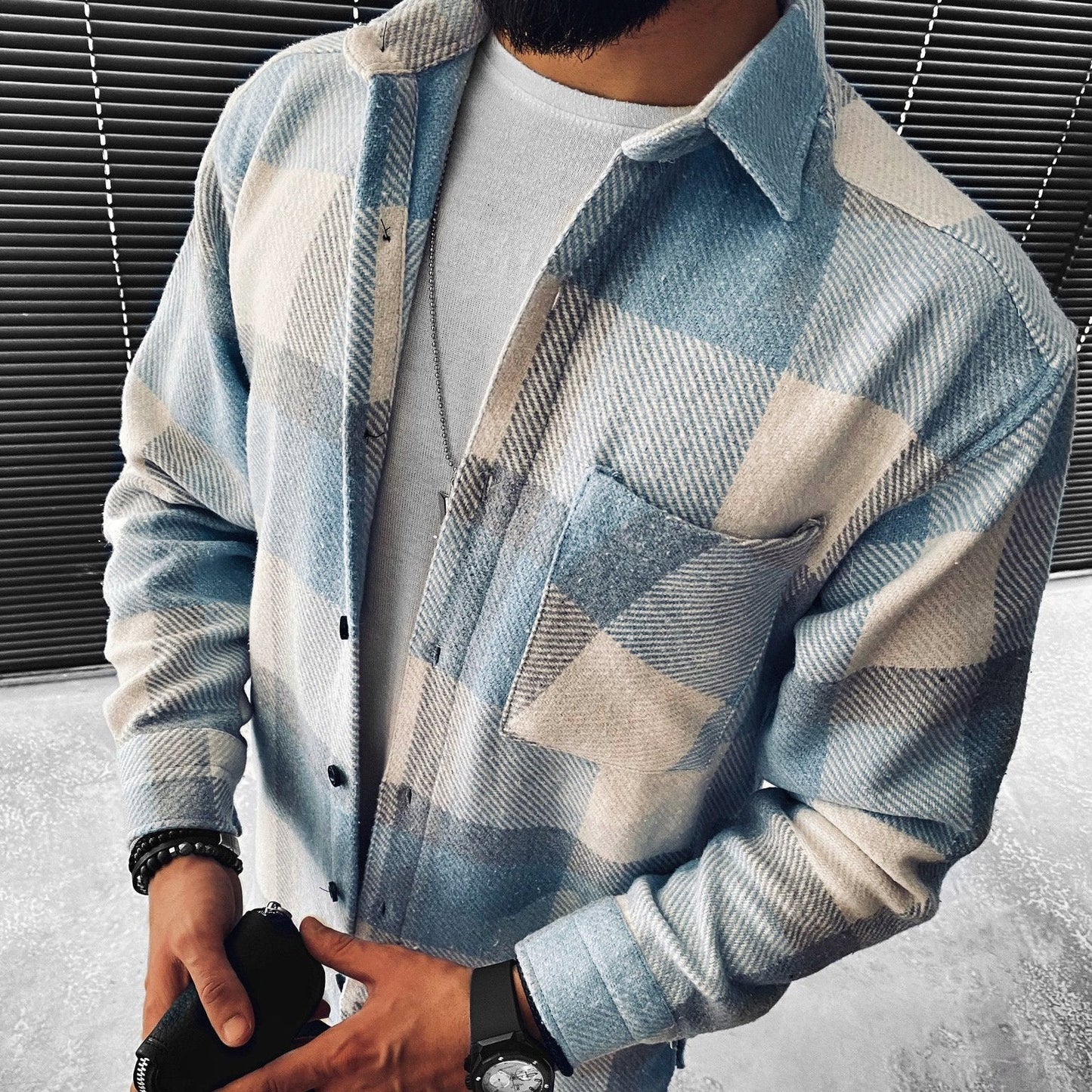 Sven | checkered shirt for men