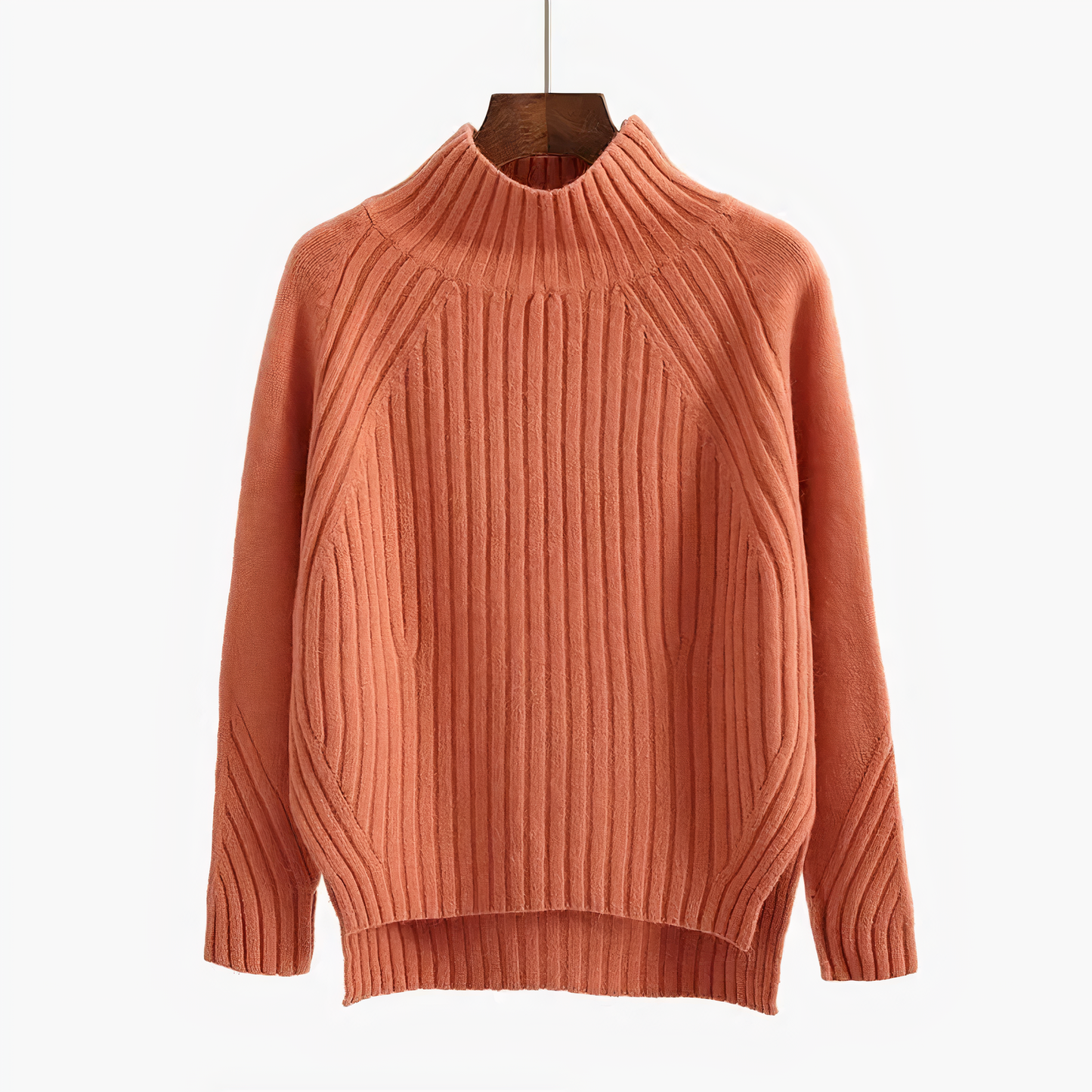 Knitted sweater with round neckline - Jayla