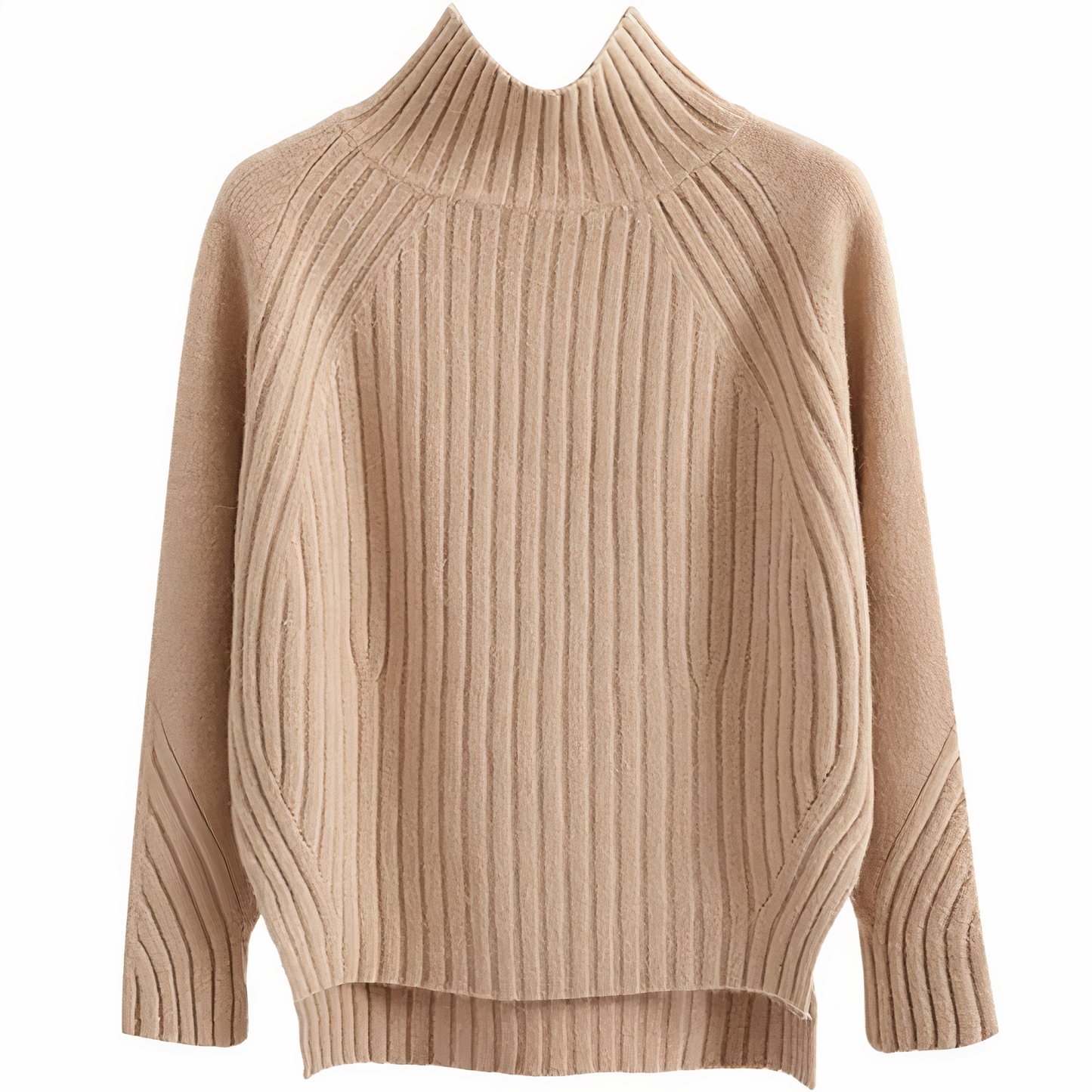 Knitted sweater with round neckline - Jayla