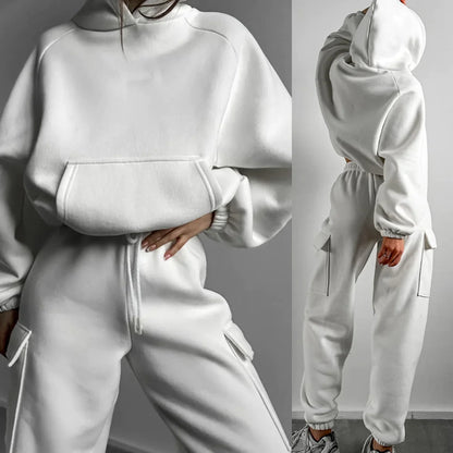 Pants and tracksuit set with hood - Joanna