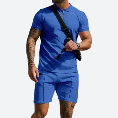 2-piece set with polo shirt and shorts - Jonty