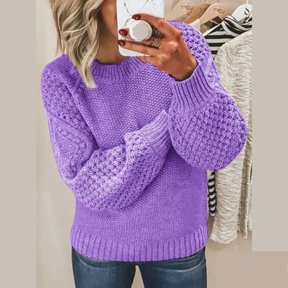 A versatile knitted sweater for all seasons