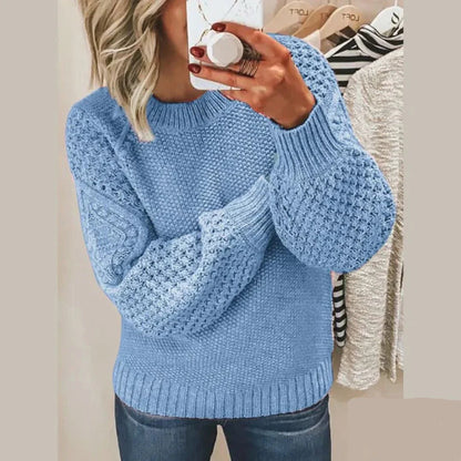 A versatile knitted sweater for all seasons