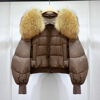 Thick women's puffer jacket for winter - Joyce