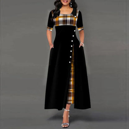 Jacqueline - Dress with button details